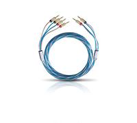 Oehlbach Bi Tech 4 - Juego de cables con clavijas de banana (2 x 2,0 m)