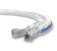 Oehlbach D1C186 - Cable para Altavoces (2 x 2,5 mm², 20 m), Plata Transparente