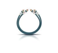 Oehlbach NF 14 Cables de configuración Master de Audio (2 x 1,75 m, Gris Platino)