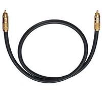 Oehlbach NF 214 Sub - Cable para subwoofer (RCA, SPC, 1 m), color negro