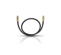 Oehlbach NF 214 Sub - Cable para subwoofer (RCA, SPC, 6 m), color negro