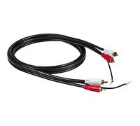 Oehlbach RCA Phono - Cable de 1.50 m, color negro