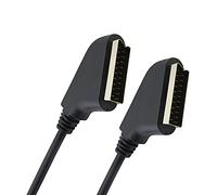 Oehlbach SE 2000 - Cable euroconector (1,5 m), color negro