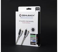 Oehlbach Silver Express Cable Analógico NF Audio RCA Oro 1 m
