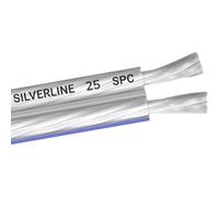 Oehlbach Silverline SP-25 Stereo Hi-Fi Speaker Cable with SPOFC (Silver-Plated Copper) 2 x 2.5 mm² Mini Reel Speaker Cable 8 m
