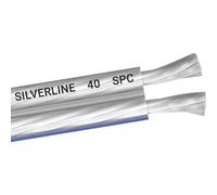 OEHLBACH Silverline SP-40 Stereo Hi-Fi Speaker Cable with SPOFC (Silver-Plated Copper) 2 x 4 mm² Mini Reel Speaker Cable 6 m