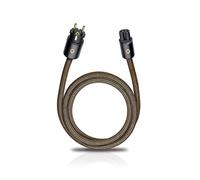 Oehlbach XXL - Cable de alimentación de 500 cm, Marrón Sepia