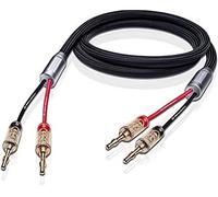 OEHLBACH XXL Fusion Two B - Cable de Altavoz blindado de Alta Gama con Conector Banana, Fabricado en Alemania - 2 x 3,5 m