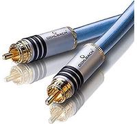 OEHLBACH XXL Series 2 Cable de Audio Cool Silver - 2 m, 2 x RCA, Plata