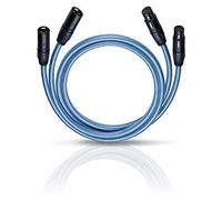 Oehlbach XXL Series 2 X - Cable de audio con conector XLR (estructura simétrica, 1 m), color azul