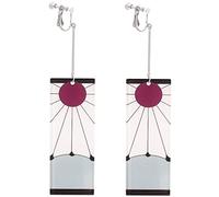 OEIOTEI Kamado Tanjirou - Pendientes para cosplay, accesorios de animación, pendientes periféricos de acrílico personalizados Kamado T, regalo para entusiastas del anime