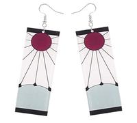 OEIOTEI Kamado Tanjirou - Pendientes para cosplay, accesorios de animación, pendientes periféricos de acrílico personalizados Kamado T, regalo para entusiastas del anime