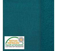 Öko-Tex® Sweat: tejido elástico y cálido para prendas de vestir - por metros (Petróleo)