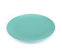 Ökolution Juego de 8 platos reutilizables de plástico de 22,7 cm de diámetro, de plástico reciclado, redondos, 22,7 cm de diámetro