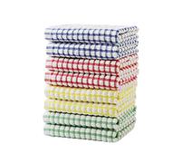 Oeleky Paños de Cocina para Cocina, Toallas de Cocina de algodón para secar Platos, Paquete de 8, paños de Cocina absorbentes de 15 x 26 Pulgadas (Multicolor, 15 x 26 Pulgadas)