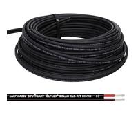 ÖLFLEX Solar XLS-R T - Cable Twin 2x2,5 mm² Fotovoltaico de 20 m, Negro