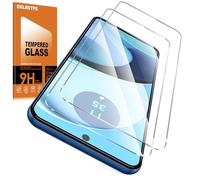 Oelrstfe 2 Piezas Protector Pantalla Para Motorola Moto G14 Cristal Templado Dureza 9H Antiarañazos Antihuellas Sin Burbujas HD Transparente Ultra Resistente Vidrio Película Para Motorola Moto G14