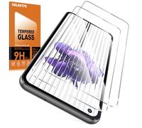 Oelrstfe 2 Piezas Protector Pantalla Para Nothing Phone (1) 5G Cristal Templado Dureza 9H Antiarañazos Antihuellas Sin Burbujas HD Transparente Ultra Resistente Vidrio Película