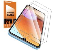 Oelrstfe 2 Piezas Protector Pantalla Para Samsung Galaxy A32 4G Cristal Templado Dureza 9H Antiarañazos Antihuellas Sin Burbujas HD Transparente Ultra Resistente Vidrio Película