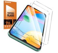 Oelrstfe 2 Piezas Protector Pantalla Para Xiaomi Redmi 10C/Xiaomi Poco C40 Cristal Templado Dureza 9H Antiarañazos Antihuellas Sin Burbujas Ultra HD Transparente Ultra Resistente Vidrio Película