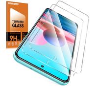 Oelrstfe 2 Piezas Protector Pantalla Para Xiaomi Redmi Note 10 4G/10S 4G Cristal Templado Dureza 9H Antiarañazos Antihuellas Sin Burbujas Ultra HD Transparente Ultra Resistente Vidrio Película