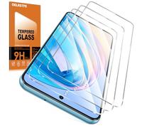 Oelrstfe 3 Piezas Protector Pantalla Para Honor X8a Cristal Templado Dureza 9H Antiarañazos Antihuellas Sin Burbujas Ultra HD Transparente Ultra Resistente Vidrio Película