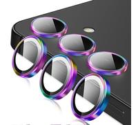 Oelrstfe Protector de Lente Cámara para Samsung Galaxy S25 Plus/S25+ 5G,Película Protectora de Camara Lentes,Cristal Vidrio Templado Transparente Dureza 9H Anti-arañazo Sin Burbujas Protección,Color