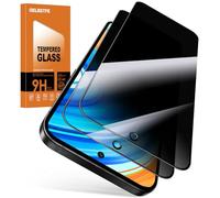 Oelrstfe Protector Pantalla de Privacidad para Xiaomi Redmi Note 9 Pro/9 Pro Max/9S 4G Cristal Templado Anti Espía Protectora Vidrio Película Dureza 9H Anti-arañazo Privacy Screen Protector,2 Piezas