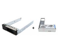 OEM 3.5" Tray Caddy X7K8W + 3.5" to 2.5" Adapter 9W8C4 for Dell Servers Gen 14,15,16