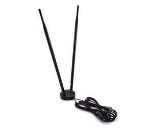 OEM 4G LTE 9dBi Antena Omni Dual para Interiores SMA Male, 3m LTE-9IN-SMAM