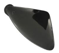 OEM:51117293116 Tapa De Gancho De Remolque Del Parachoques Delantero Compatible Con Serie 3 F30 Versión De Eje Corto, Pintada, For Remolque De Carga.(Black)