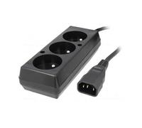 OEM Base Multiple 3 Enchufes Schuko A Conector C14 Macho