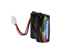 OEM BATT-2XCR123A-P Panasonic - Pack de pilas CR123A / CR17345 / 5018LC - En retráctil con conector Molex 5284 - Voltaje 6 V / L