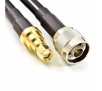 OEM Cable coaxial CF400 de 2,5 m N macho a SMA macho | Prolongador RF de 50 ohmios de muy baja pérdida CC-NM-SM-2.5-CF-400