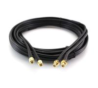 OEM Cable coaxial doble SMA macho a SMA hembra de 5 m para routers y antenas LTE CC-SM-SF-5-D