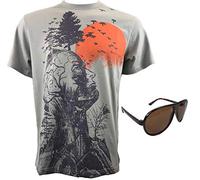 OEM Camisa de fiesta de disfraces y gafas de sol The Hangover Alan (XXL)