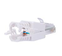 OEM CON300-CAT6A-TL Conector para cables UTP - Conector salida RJ45 - Compatible UTP categoría 6A - Fácil instalación sin necesi