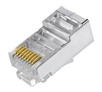 OEM CON300-FTP5E Conectores - RJ45 FTP CAT 5E para crimpar - Compatible con cable FTP - 20 mm (Fo) - 10 mm (An) - 5 g