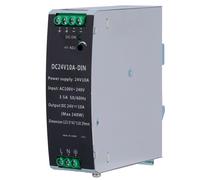 OEM DC24V10A-DIN Fuente de alimentación conmutada - Salida DC 24 V 10 A / 240 W - 2 salidas - Voltaje entrada 90 V ~ 264 V - 100