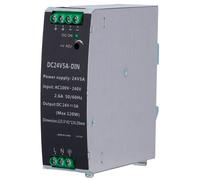 OEM DC24V5A-DIN Fuente de alimentación conmutada - Salida DC 24 V 5 A / 120 W - 2 salidas - Voltaje entrada 100 V ~ 240 V - 123.