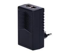 OEM INJ-POE-15W-P Inyector PoE pasivo de pared - Entrada/Salida RJ45 10/100 Mbps - Potencia 15 W - Distancia máxima 100 m - Velo
