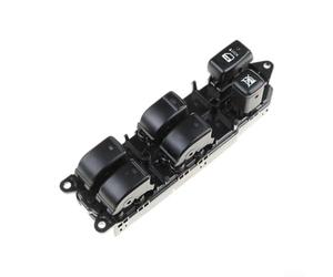 OEM Interruptor del elevalunas 84820-60051 Puerta del conductor adecuado para Lexus GX470 y para Toyota para tierra para cruiser para Prado 2003-2009, control confiable de un botón con bloqueo, fácil