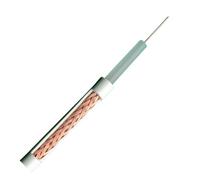 OEM RG59U-100 Cable coaxial micro RG59 - Vídeo - Rollo de 100 metros - Cubierta color blanco - Diámetro exterior 3.5 mm - Bajas