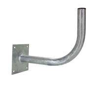 OEM Soporte de pared metálico Ø38 mm L350 | Brazo resistente para antena en acero galvanizado 01.002