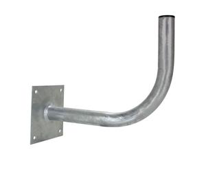 OEM Soporte de pared metálico Ø38 mm L350 | Brazo resistente para antena en acero galvanizado 01.002