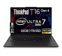 Oemgenuine Lenovo ThinkPad T16 Gen 4 Pantalla IPS WUXGA de 16 pulgadas, Intel Ultra 7-255U (Beats i7-1355U), 32GB DDR5, 1TB NVMe, cámara web, WiFi 6E + BT, RJ-45, KB retroiluminado, lector FP, W11P