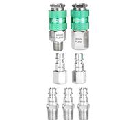 oemtools 26132 alta corriente 7 piezas acoplador y enchufe Kit cuerpo, 1/4 ", 1/4" NPT