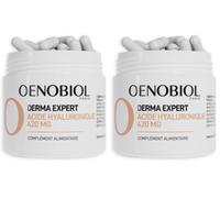 OENOBIOL - DERMA EXPERT ÁCIDO HIALURÓNICO 420 MG - Complemento Alimenticio Antiedad, Antiarrugas y Reafirmante, Con Vitamina C, Vitamina B3 y Minerales, 2x30 capsulas (Paquete de 2)