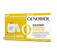 Oenobiol Sun expert 3 en 1 Preparación solar de triple acción 2x30 cápsulas