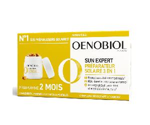 Oenobiol Sun expert 3 en 1 Preparación solar de triple acción 2x30 cápsulas